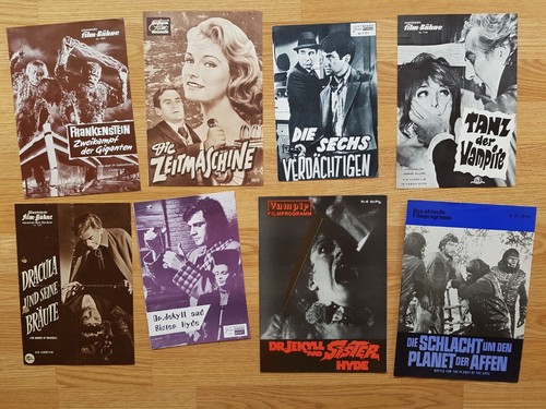 Filmprogramm konvolut horror - filmprogramm, "horror