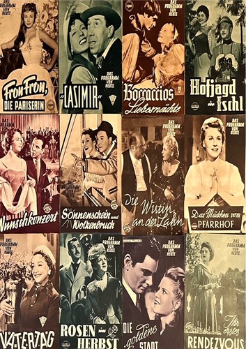 Filmprogramme programm von - -,