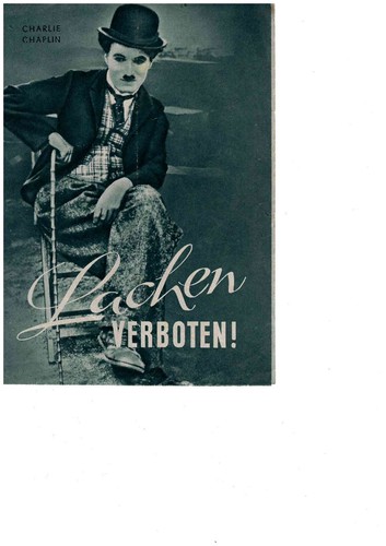 Filmprogramm lachen verboten - filmprogramm, 'lachen