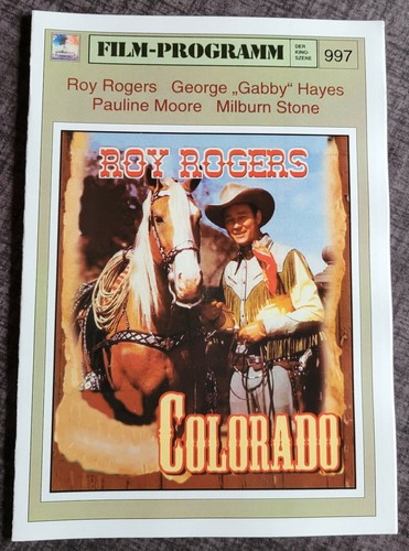 Dks filmprogramm roy rogers - roy,