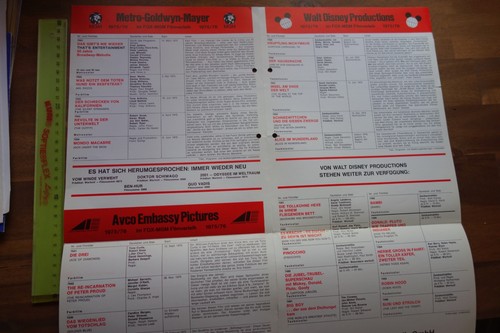 Kinoprogramm verleihprogramm - kinoprogramm,