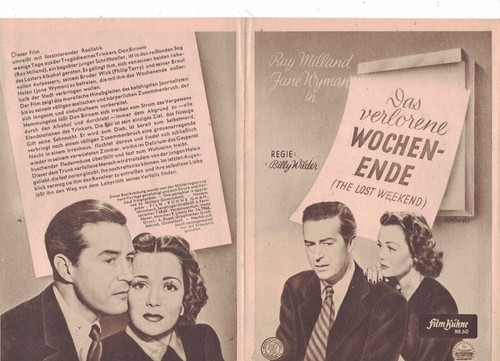 Das verlorene wochenende billy - verlorene,