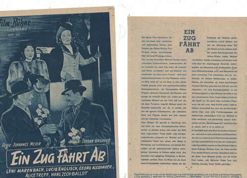 Ein zug fährt leni - ab,